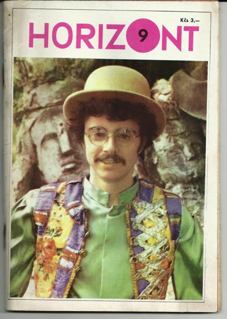 Pavol Hammel na titulke časopisu Horizont, 1970